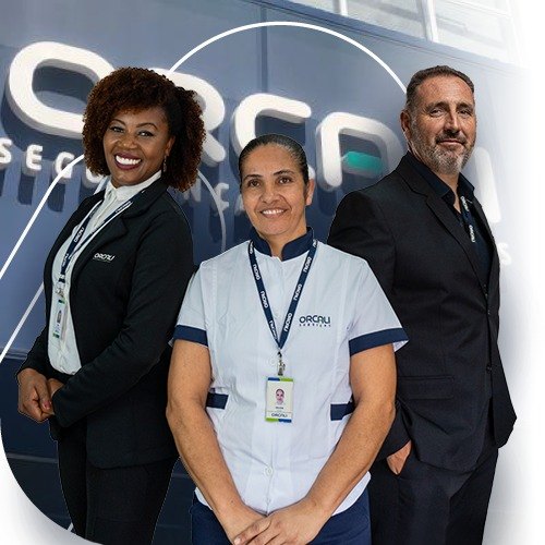 Equipe própria Orcali — facilities, recepção e gestão